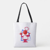 Hoofd Tote Bag (Achterkant)
