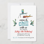 Hoofd Uitnodiging Snowman (Voorkant)