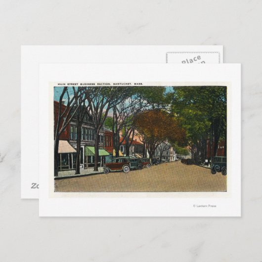 Hoofd Uitzicht Business Section Briefkaart (Voorkant / Achterkant)