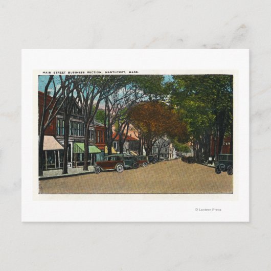 Hoofd Uitzicht Business Section Briefkaart (Voorkant)