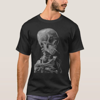 hoofd van A Skeleton Van Gogh Skull-Van Gogh T-shirt