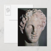 Hoofd van Alexander de Grote Briefkaart (Voorkant / Achterkant)