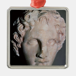 Hoofd van Alexander de Grote Metalen Ornament