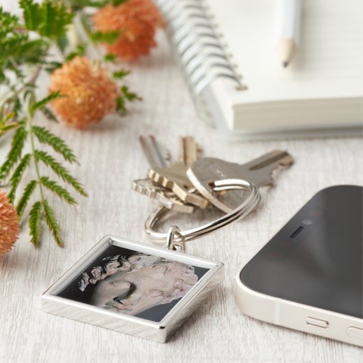 Hoofd van Alexander de Grote Sleutelhanger (Zijkant)