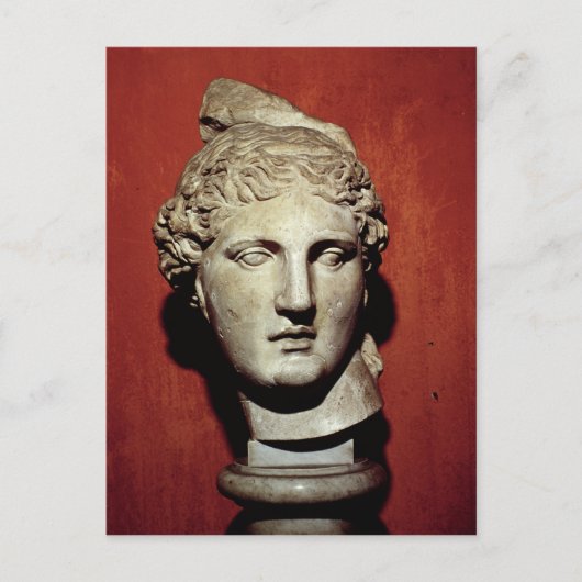 Hoofd van Apollo uit Ephesus Briefkaart (Voorkant)