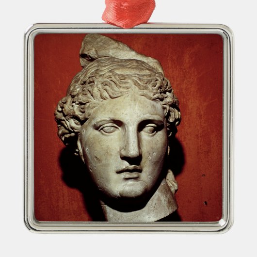 Hoofd van Apollo uit Ephesus Metalen Ornament (Voorkant)