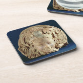 Hoofd van Ardhanarisvara, Newal, Unnao (terracotta Onderzetter (Linkerzijde)