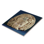 Hoofd van Ardhanarisvara, Newal, Unnao (terracotta Tegeltje (Zijkant)