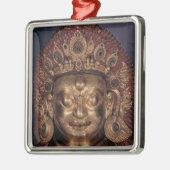 Hoofd van Bhairava, eind 17e eeuw Metalen Ornament (Links)