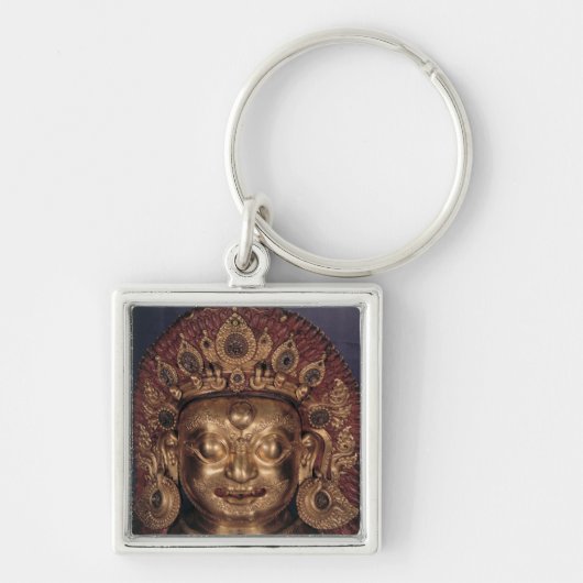 Hoofd van Bhairava, eind 17e eeuw Sleutelhanger (Voorkant)