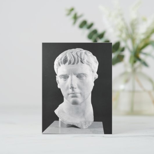 Hoofd van Caesar Augustus Briefkaart (Staand voorkant)