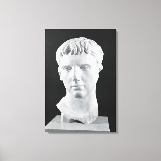 Hoofd van Caesar Augustus Canvas Afdruk (Voorkant)