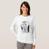 Hoofd van Caesar Augustus T-shirt (Voorkant volledig)