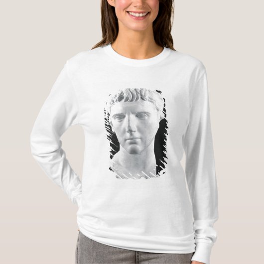 Hoofd van Caesar Augustus T-shirt (Voorkant)