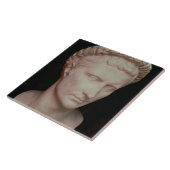 Hoofd van Caesar Augustus Tegeltje (Zijkant)