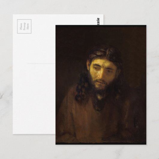 Hoofd van Christ Rembrandt Briefkaart (Voorkant / Achterkant)