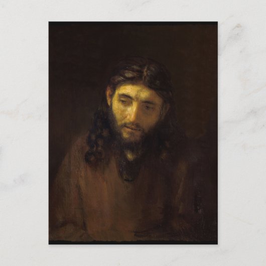 Hoofd van Christ Rembrandt Briefkaart (Voorkant)