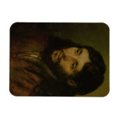 Hoofd van Christus, c.1648 (olie op canvas) Magneet (Horizontaal)