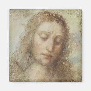 Hoofd van Christus (Christendom) (Leonardo da Vinc Magneet