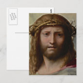 Hoofd van Christus Correggio Briefkaart (Voorkant / Achterkant)