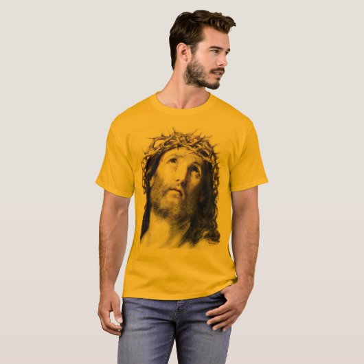 Hoofd van Christus DARK T-shirt (Voorkant volledig)
