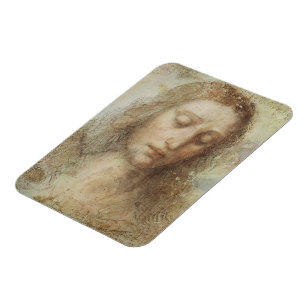 Hoofd van Christus door da Vinci Magneet