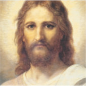 Hoofd van Christus door Heinrich Hofmann Sticker (Voorkant)