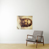 Hoofd van Christus door Heinrich Hofmann Wandkleed (In Situ (horizontaal))