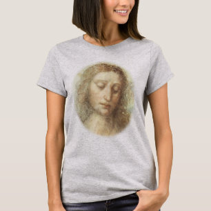 Hoofd van Christus door Leonardo da Vinci T-shirt