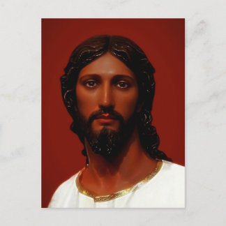 Hoofd van Christus door Mark Edward Westerfield na Briefkaart