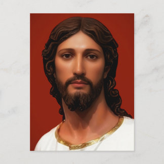 Hoofd van Christus door Mark Edward Westerfield na Briefkaart