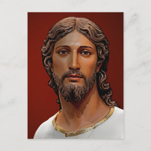 Hoofd van Christus door Mark Edward Westerfield na Briefkaart