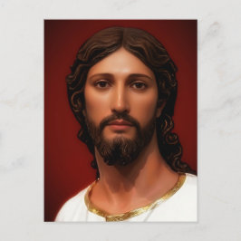 Hoofd van Christus door Mark Edward Westerfield na Briefkaart