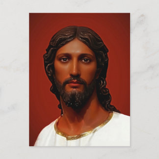 Hoofd van Christus door Mark Edward Westerfield na Briefkaart