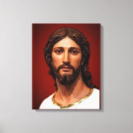 Hoofd van Christus door Mark Edward Westerfield na Canvas Afdruk