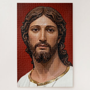 Hoofd van Christus door Mark Edward Westerfield na Legpuzzel