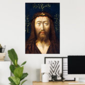 Hoofd van Christus - Petrus Christus - c1445 Poster (Thuiskantoor)