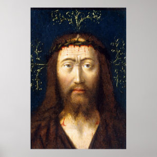 Hoofd van Christus - Petrus Christus - c1445 Poster