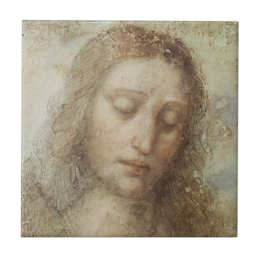 Hoofd van Christus Tegeltje (Voorkant)