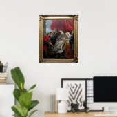 Hoofd van Cyrus naar koningin Tomyris Poster (Thuiskantoor)