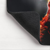 Hoofd van de agressieve wolf muismat (Hoek)