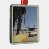 Hoofd van de Amerikaanse luchtmacht Metalen Ornament (Rechts)