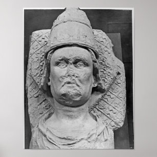 Hoofd van de Antipope Clement VII Poster