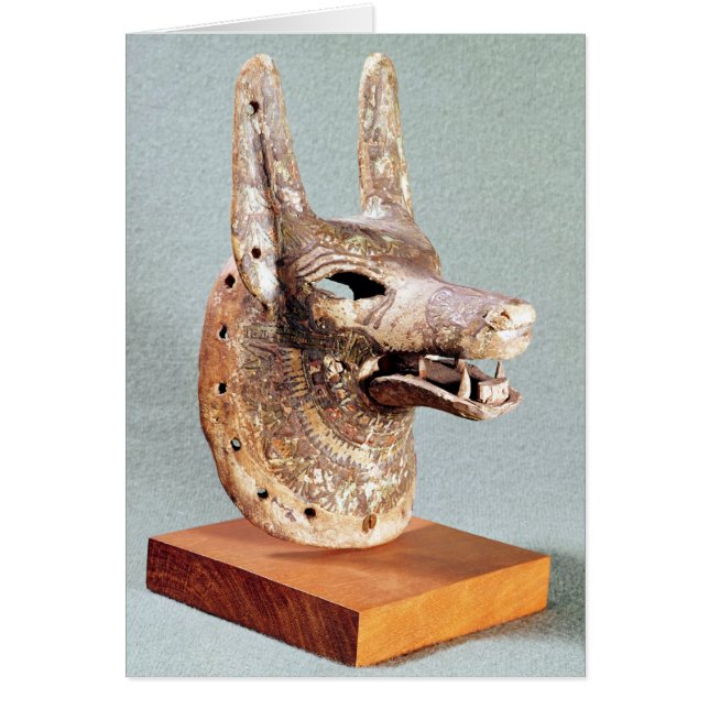 Hoofd van de Anubis, met scharnierende kaak (Voorkant)