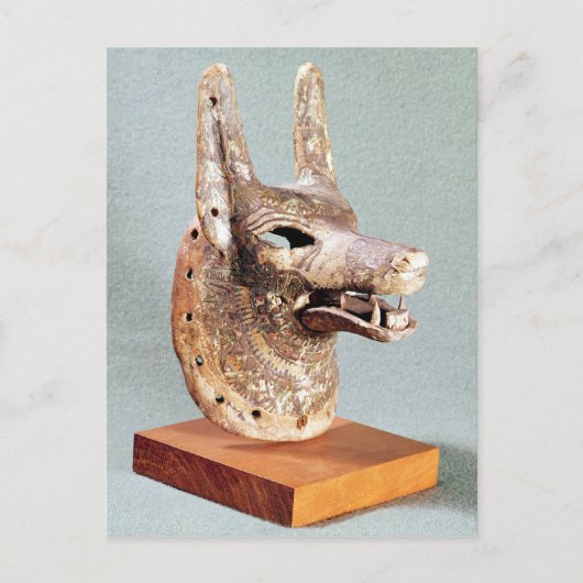Hoofd van de Anubis, met scharnierende kaak Briefkaart (Voorkant)