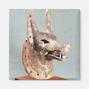 Hoofd van de Anubis, met scharnierende kaak Magneet