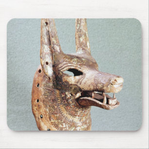 Hoofd van de Anubis, met scharnierende kaak Muismat