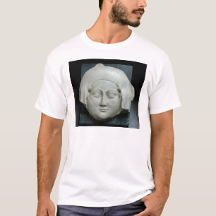 Hoofd van de beeltenis van een vrouw t-shirt