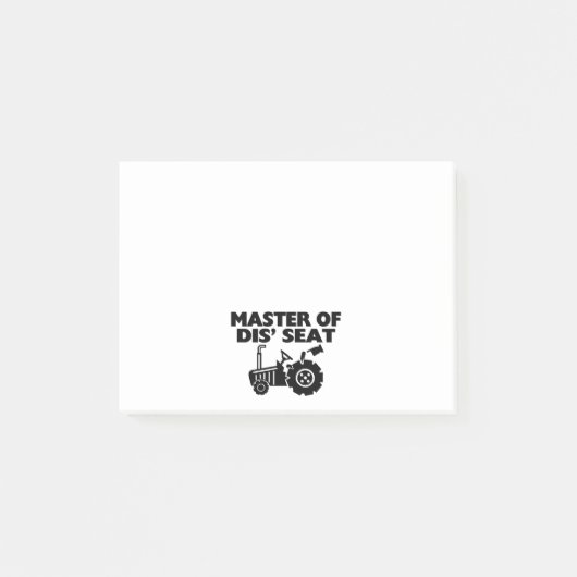Hoofd van de bestuurderszitplaats post-it® notes (Voorkant)