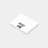 Hoofd van de bestuurderszitplaats post-it® notes (Schuin)